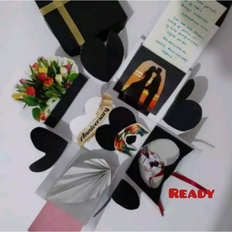 (Ready) Anniversary Gift Wedding Couple 1 2 Tahun Pernikahan Kado Untuk Istri Premium Aesthetic Hadi