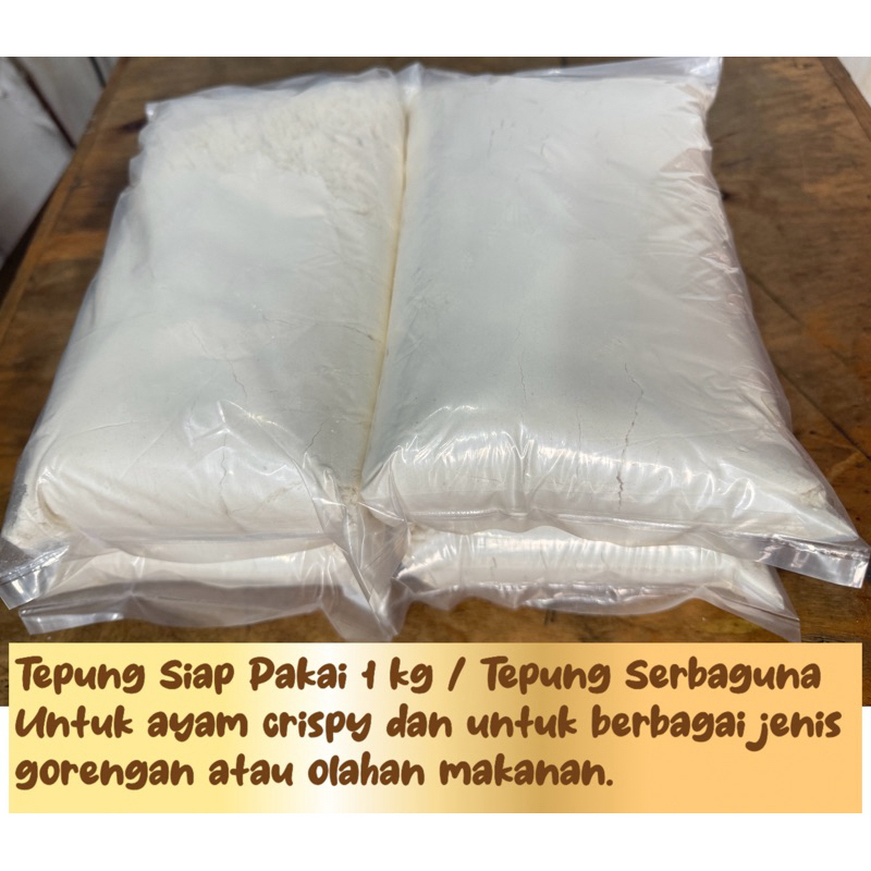 

Tepung bumbu fried chicken/geprek serbaguna 1kg siap pakai