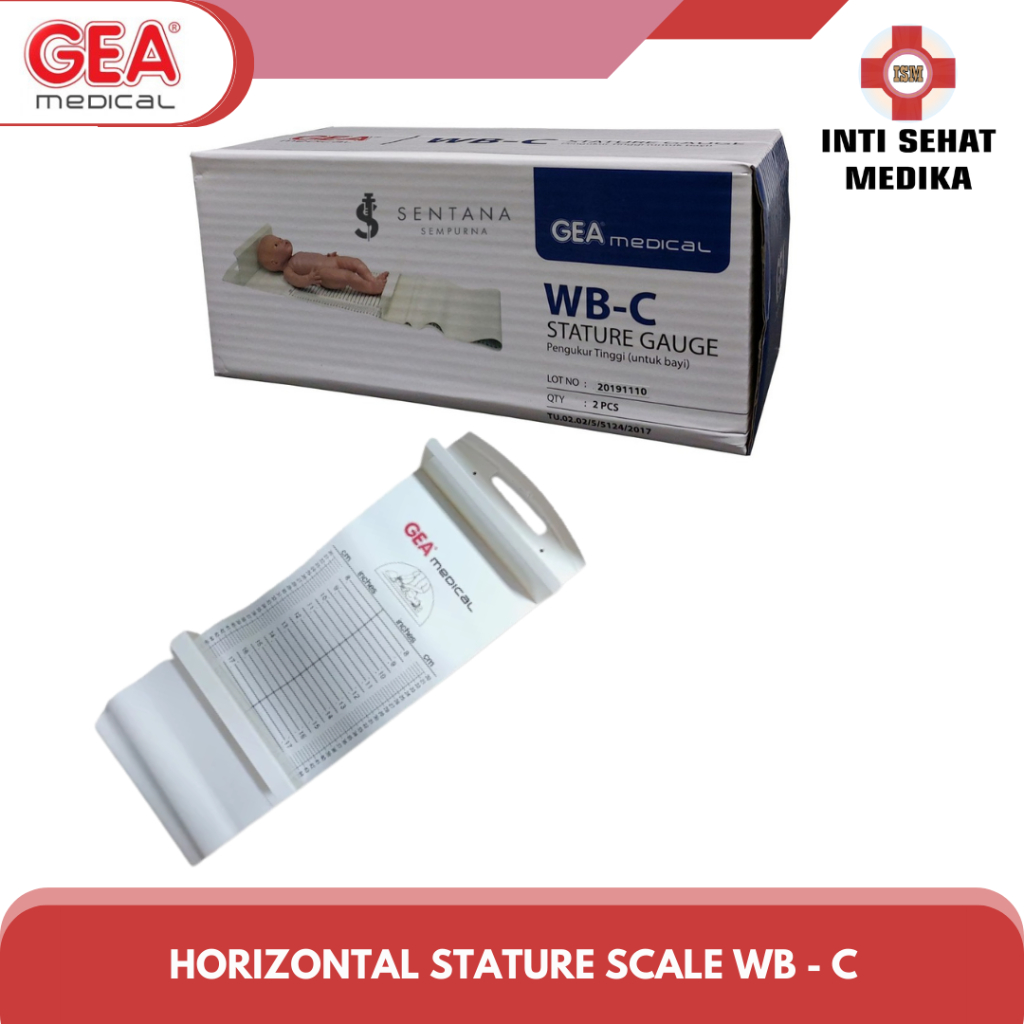 STATURE METER GAUGE WB-C BAYI - GEA / ALAT PENGUKUR PANJANG BADAN BAYI