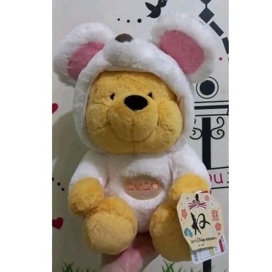 boneka pooh kostum TDR
