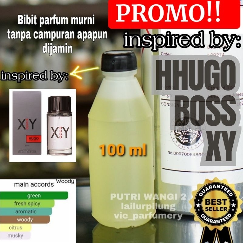 HUGO BOSS XY 100ML / 10ml/50ml/200ml BIBIT PARFUM MURNI ASLI TANPA CAMPURAN APAPUN original inspired