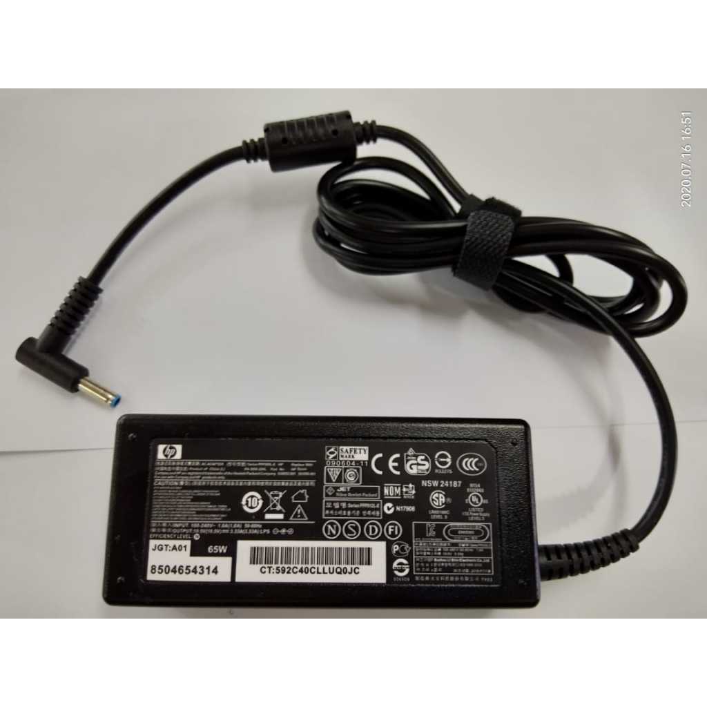 Adaptor charger laptop hp 14S DK0023AU 14S DK0024AU 14S-DK0073AU ORIGINAL