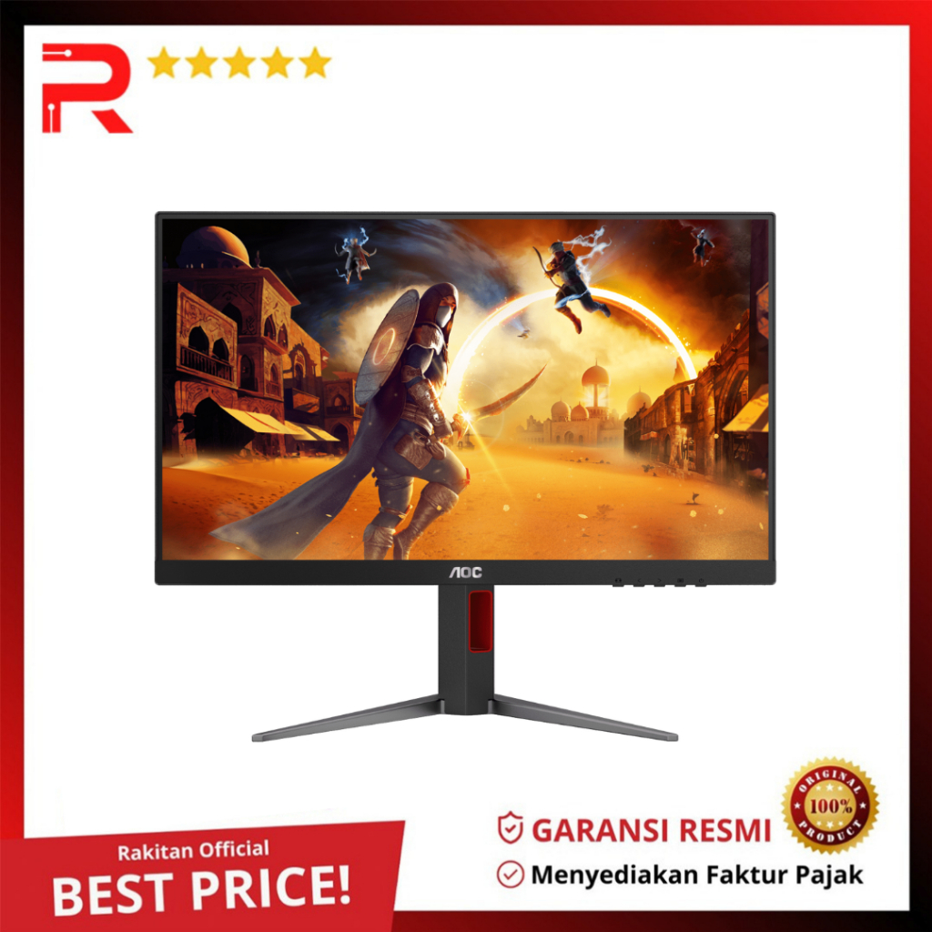 Monitor Gaming AOC 24G4 23.8" IPS 180Hz 1ms Adaptive Sync 24 Inch