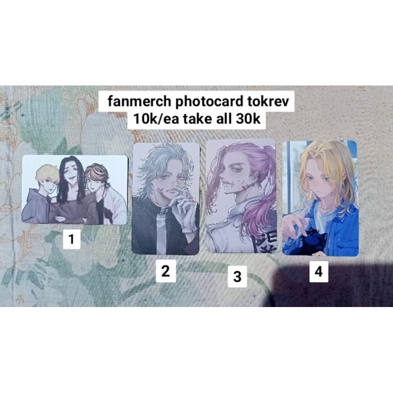 Photocard Tokyo Revengers Fanmerch KR