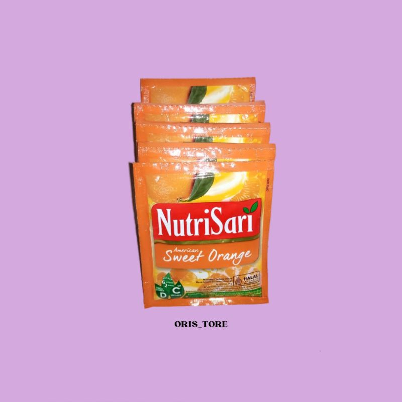 

Nutrisari Rasa American Sweet Orange 1 Renceng Isi 10 Sachet Berat Persachet 14 Gram