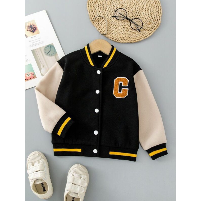 Jaket varsity Anak  BISA REQUEST INISIAL NAMA