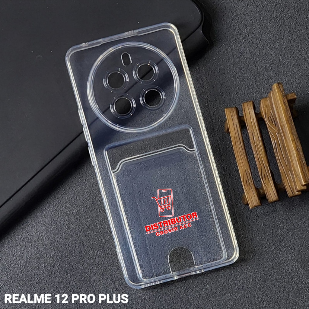 REALME 12 PRO PLUS SOFTCASE CARD CASE BENING SLOT KARTU CASE REALME 12 PRO PLUS