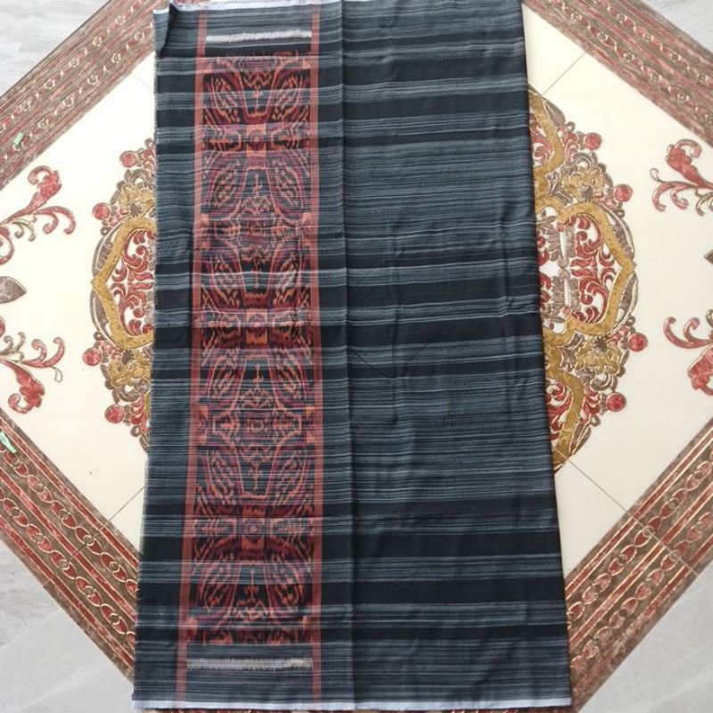 KAIN TENUN KAMEN ENDEK  KOTAK DOBOL POLOS TUMPAL MOTIF BALI | KAMEN KOTAK | KAMEN BALI | KAMEN PREMI