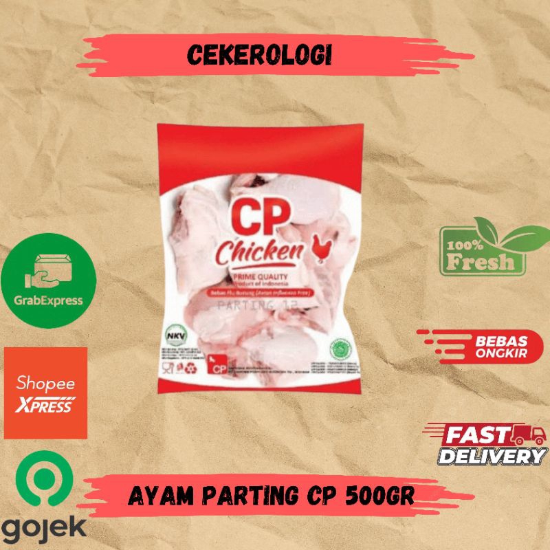 Ayam Parting Frozen Cp 500gr / Ayam Parting Frozen Cp / Ayam Parting Fresh Berkualitas / JABODETABEK