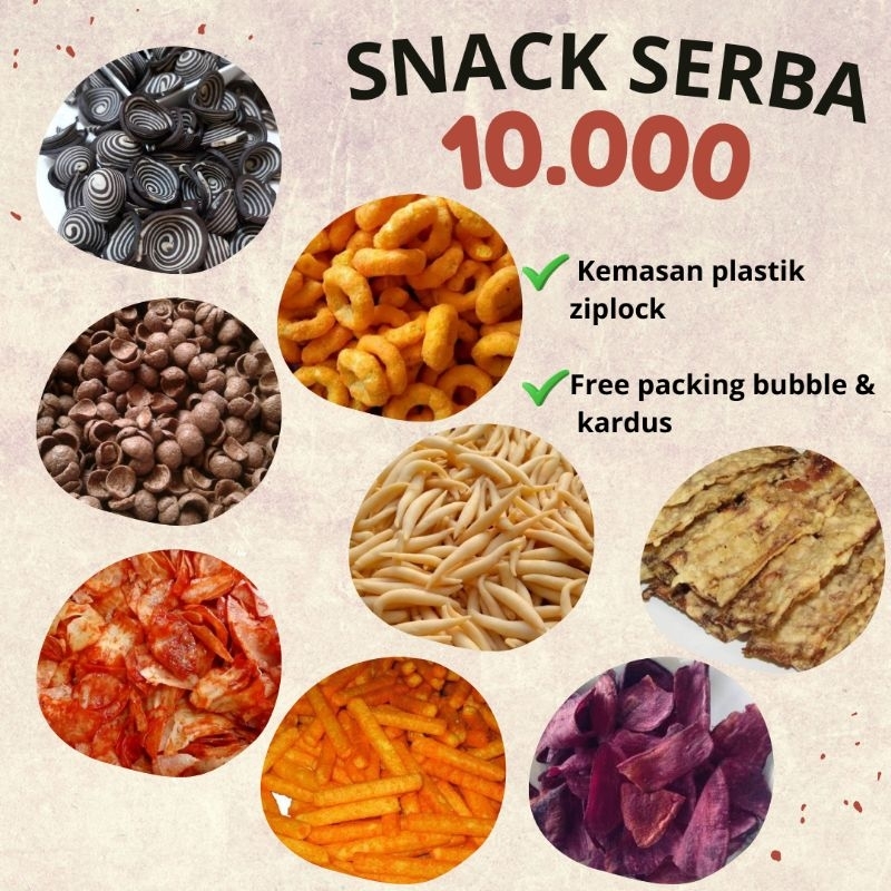 

SNACK GEMOYY SERBA 10K ENAK NAGIH BANYAK CEMILAN KILOAN/ SNACK GEMOYY/ MAKANAN RINGAN