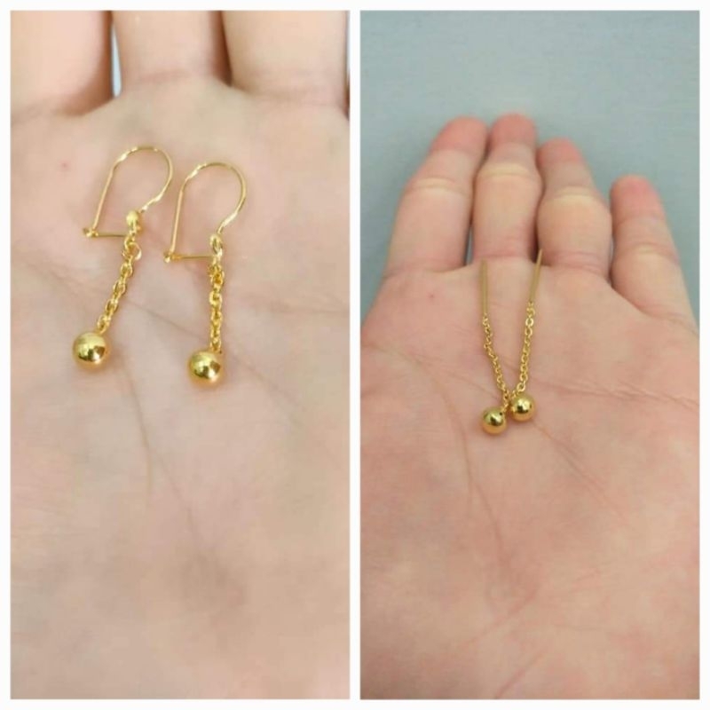 anting tindik emas muda dewasa/ anak