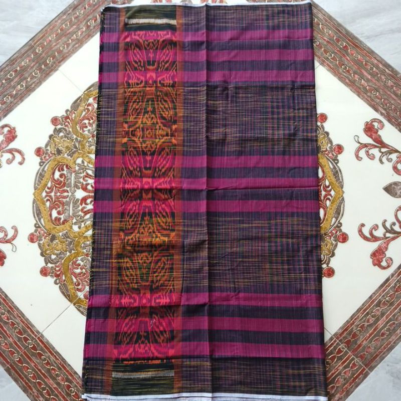 KAIN TENUN KAMEN ENDEK  KOTAK DOBOL POLOS TUMPAL MOTIF BALI | KAMEN KOTAK | KAMEN BALI | KAMEN PREMI