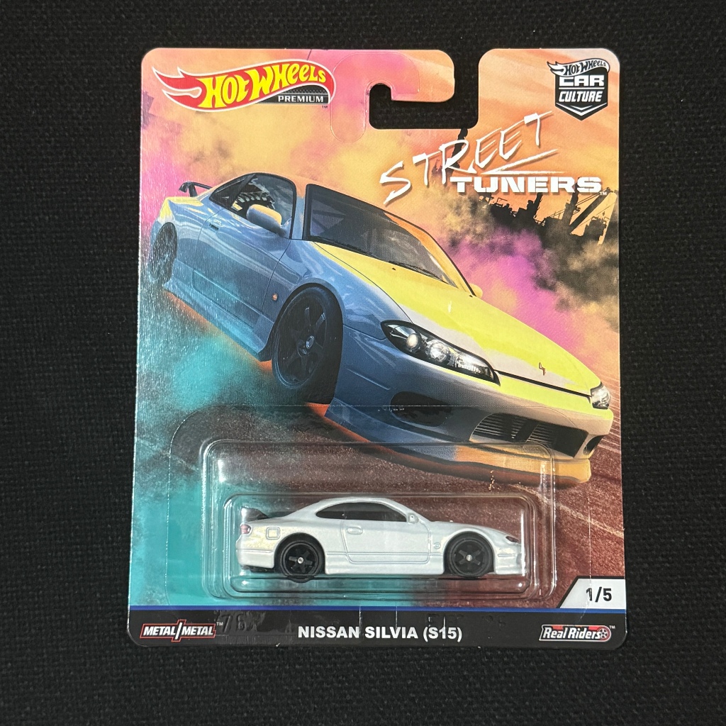[Japan Sticker] Hot Wheels Premium Nissan Silvia S15 White Street Tuners Hotwheels Stiker Jepan