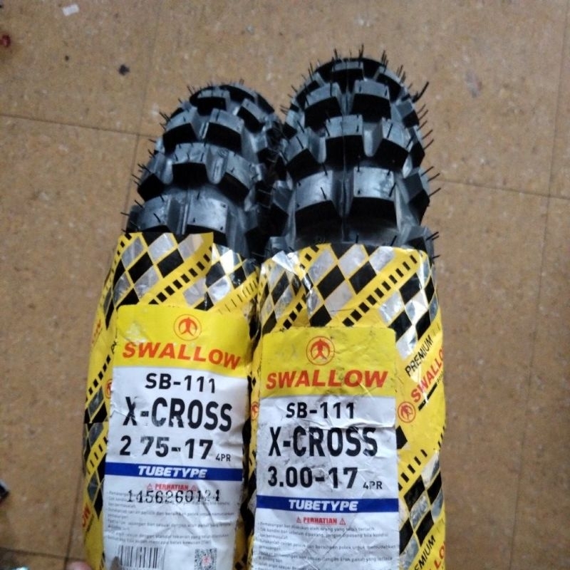 Ban Luar Depan / Belakang SWALLOW X-CROSS SB111 Ring 17 18 2.50-17 2.75-17 3.00-17 2.75-18 3.00-18 X