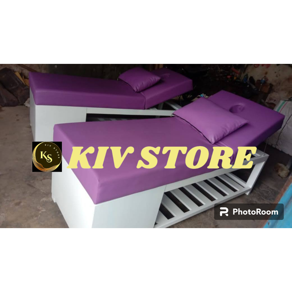 bed massage kayu jati landa, bed facial