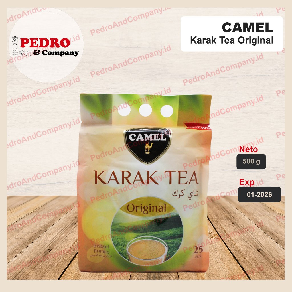 

Camel Karak Tea Original 500 gram isi 25 sachet teh instant