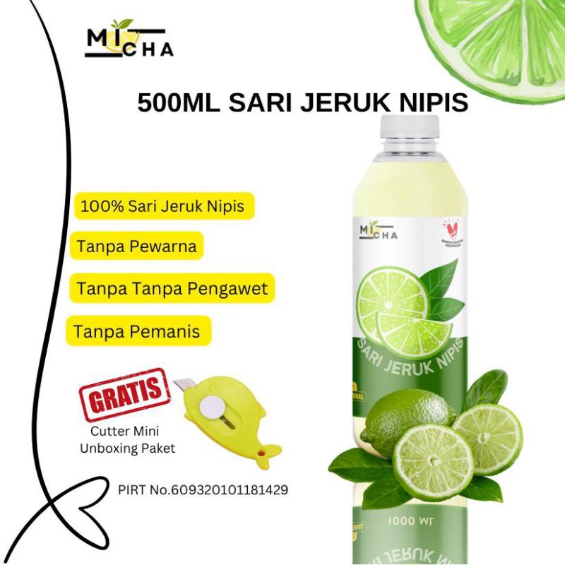 

500ml Sari Jeruk Nipis Asli Penurun Berat Badan