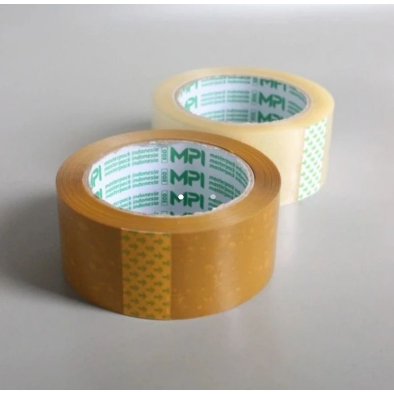 

Lakban Bening - Lakban Coklat MPI Ekonomis 45mm x 100 yard x 42 mikron Harga Satuan