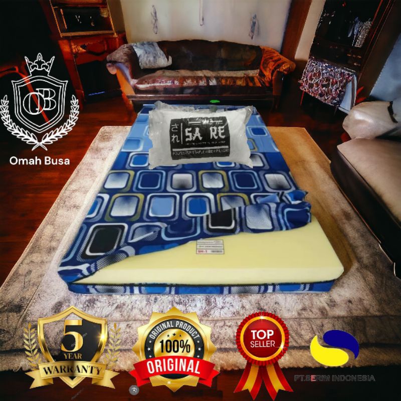 KASUR BUSA SUPER YELLOW tebal 10-14  FREE BANTAL
