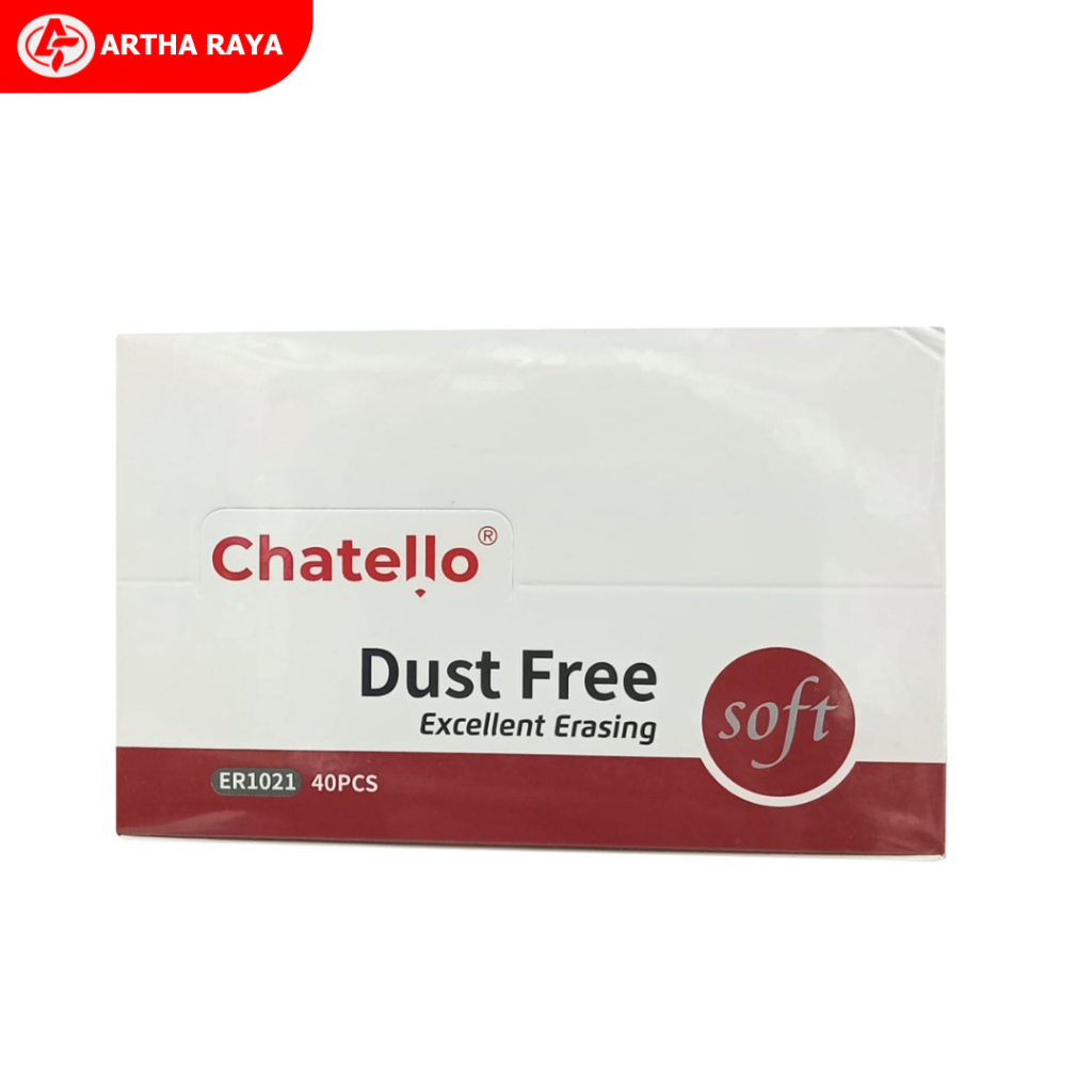 

Penghapus Chatello Dust Free ER-1021, ER-1025 / 1 Box Isi 30-40 Pcs