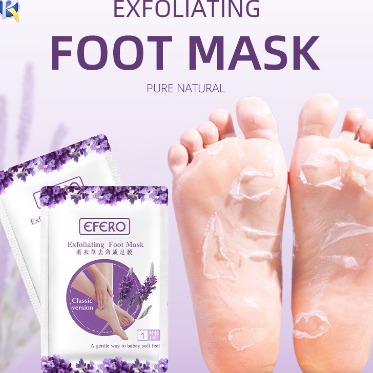 Terbaru 1 pasang EferoPutimiCINDYNAL foot mask masker kaki foot peeling foot exfloating efero exfloa