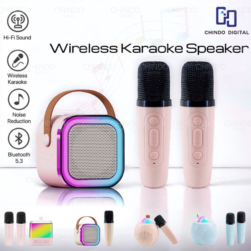 	 [COD] Bluetooth Mini Speaker Karaoke Speaker Portable with MIC Bluetooth MP3 Player Full Bass Wireless Karaoke	