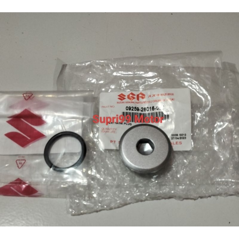 Plug Tutup Magnet Mahnet Oring Seal Suzuki Shogun 110 Smash Thunder 125 Asli Original SGP