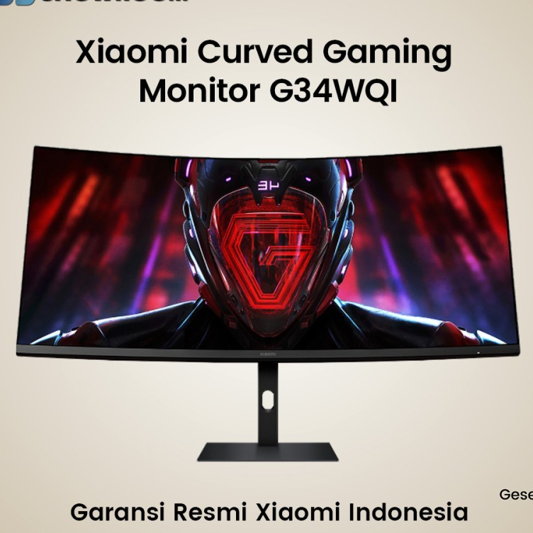 Xiaomi Curved Gaming Monitor 34 Inch G34WQi Garansi Resmi Xiaomi Indonesia
