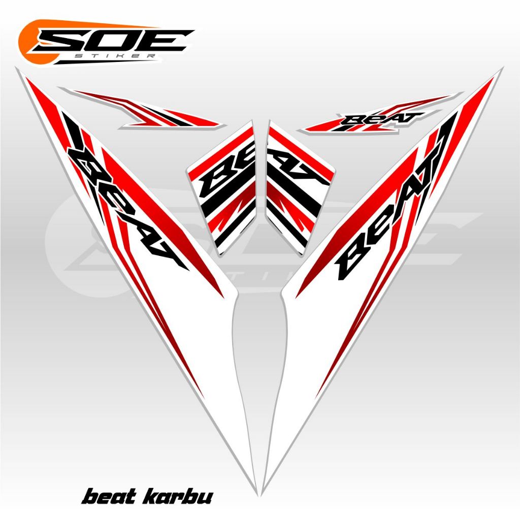 Striping Beat karbu custom simpel