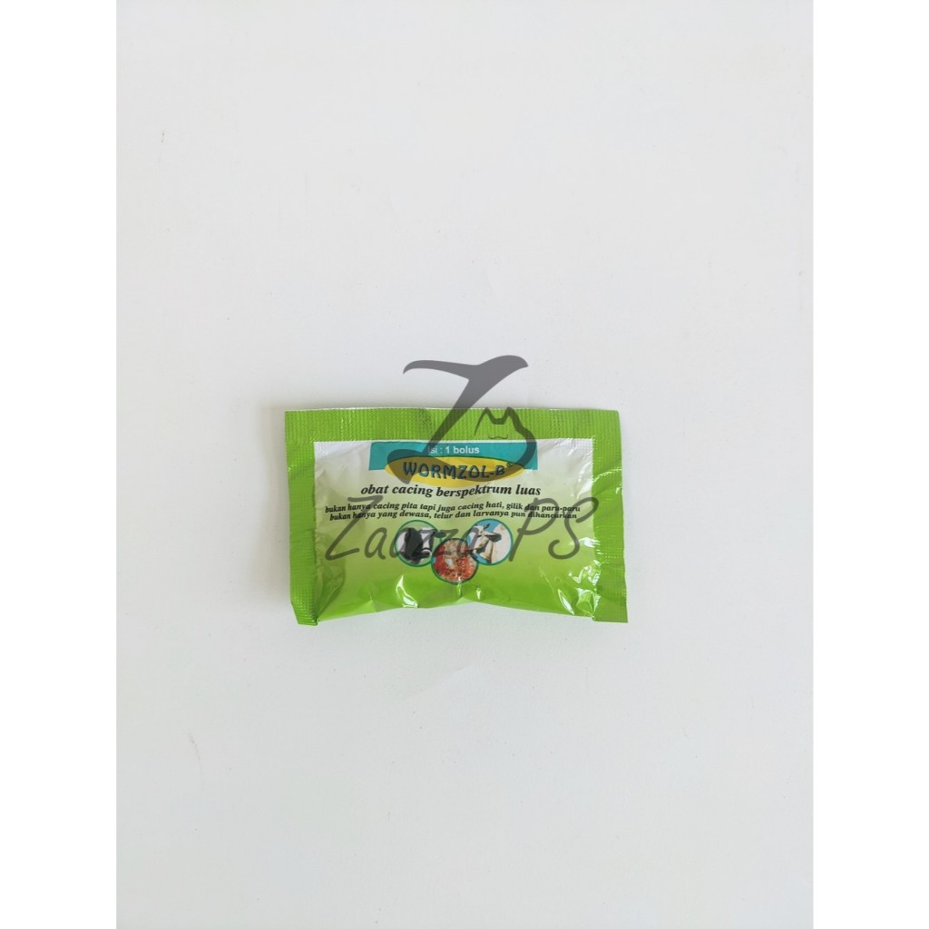 Wormzole B | Obat Cacing untuk Kambing Domba Sapi Kerbau T-Rex Hiu DLL - 1 SACHET