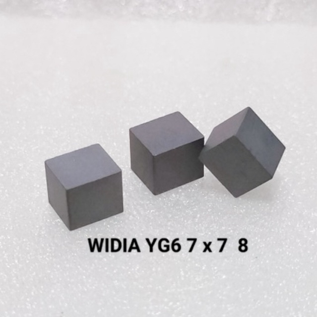 Betel Widia YG6 7x7x8 Pengganti Mata Bor Tanah. Widia Yg6 Carbide Tungsten 7 x 7 x 8