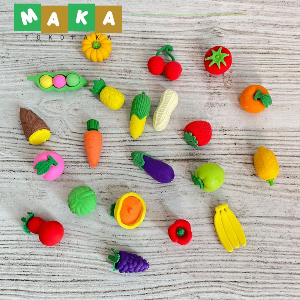 

PENGHAPUS MINI MAKANAN RANDOM SATUAN ER-1244 hapusan pensil buah sayur penghapus pensil bersih perlengkapan alat tulis kantor sekolah