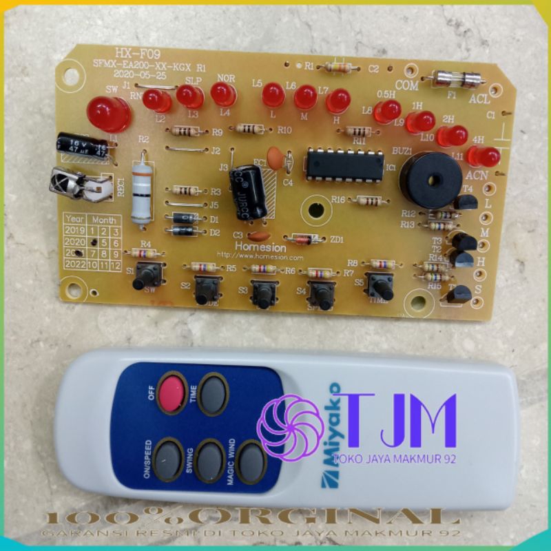 seperpat VCB modul remote remot VCB kipas angin miyako