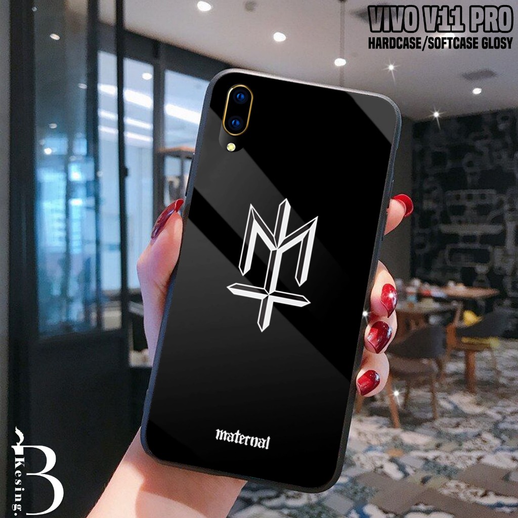 Case VIVO V11 PRO - Casing Hp VIVO V11 PRO Motif MTRNL - Silikon Hp VIVO V11 PRO - Kesing Hp - Softc