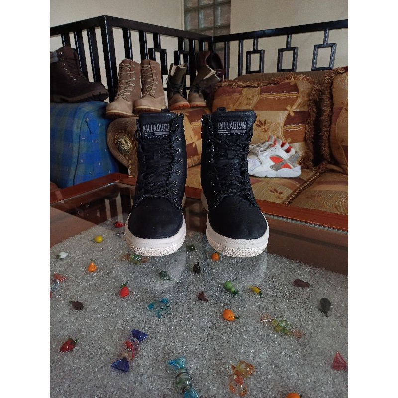 Sepatu Boots Palladium Leather Original