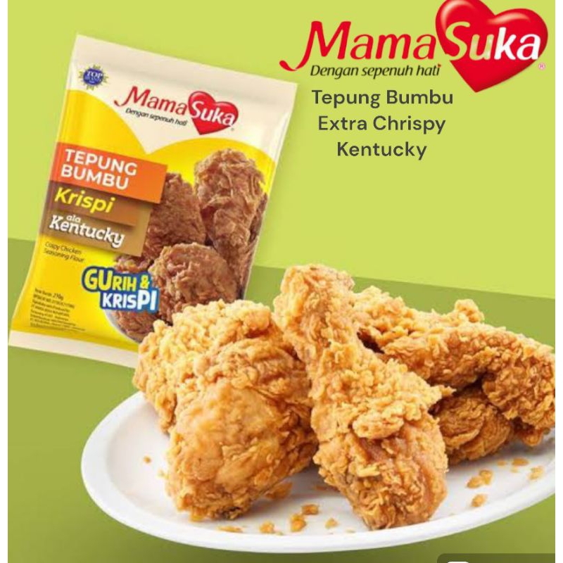 

Mamasuka Tepung Bumbu Kentucky Ayam Chrispy 220gr