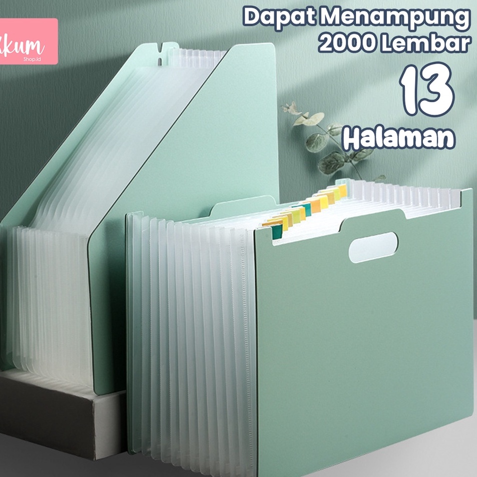 

Promo Menarik BAHAN TEBAL Standing file A4 File folder document bag Tas dokumen file 13 sekat