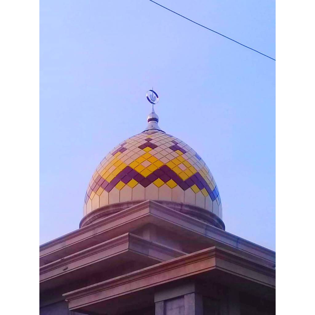 Kubah Masjid Enamel Berkualitas di Kalimantan Utara