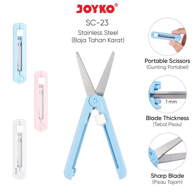 

Best Seller Gunting Mini Portable Scissors Joyko SC23