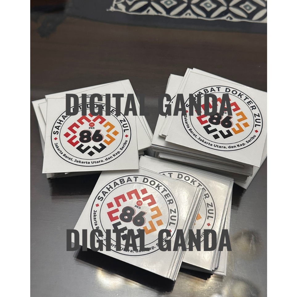 

Buruan Stok CETAK STIKER PRINT POTONG SATUAN