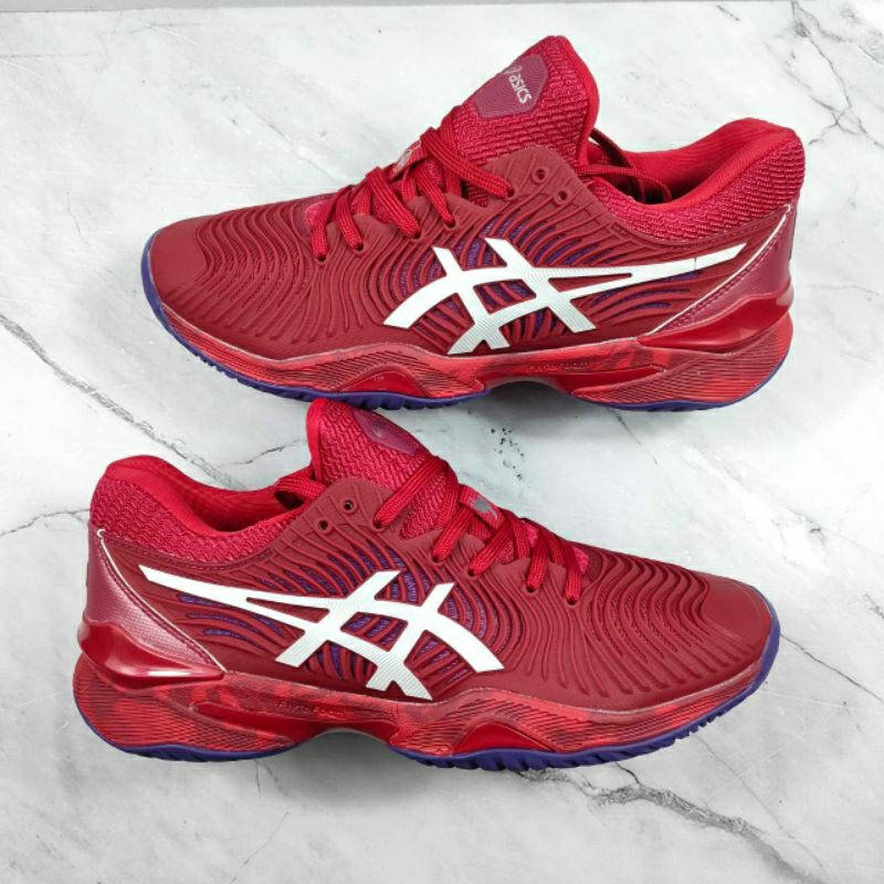 Sepatu Asics FF Tenis Novak Djokovic Full Red