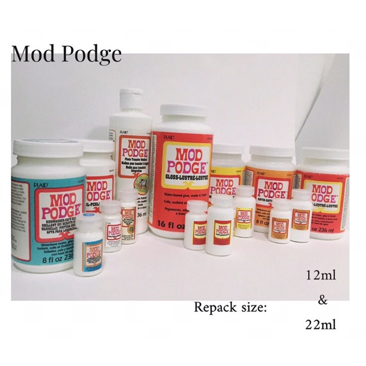 

Dapatkan Koin Mod Podge Gloss Modpodge Matte tester repack varnish gloss glossy varnish clay decoupage glue