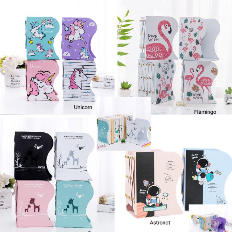 

Model Terkeren Sandaran Buku Book End Book Holder Pembatas Buku