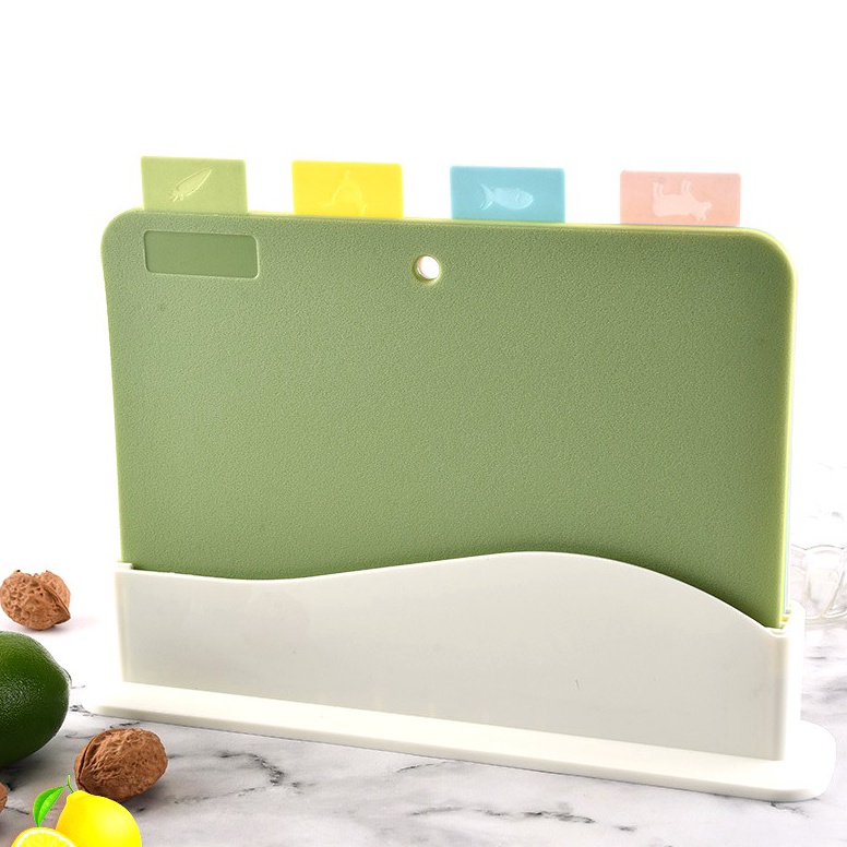 Lagi Tren Talenan Multifungsi Talenan Plastik  Cutting Board  Talenan Fleksibel Set Anti slip Choppi