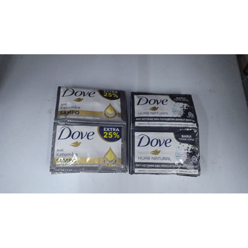 Shampo Dove Anti Ketombe & Hijab Natural Sachet 12x9ml