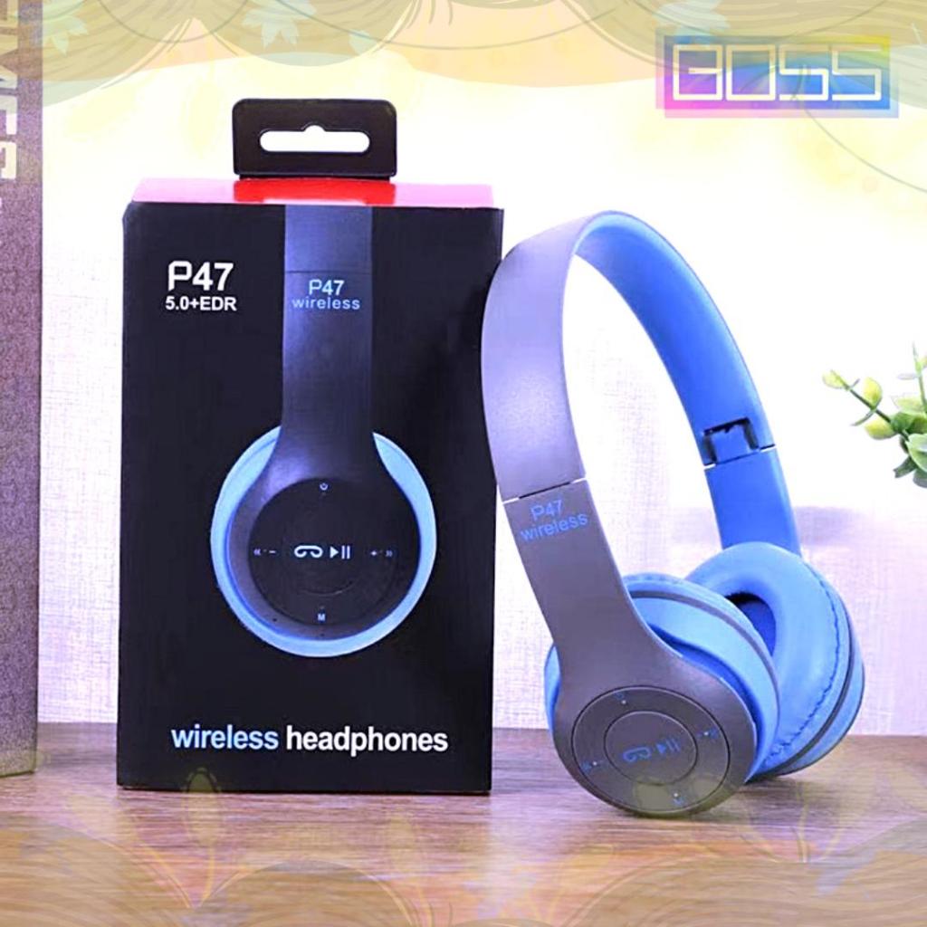 HEADPHONE Bluetooth Gaming Headset Wireless Pro Bass P47 headset Bluetooth p47 headset bluetooth