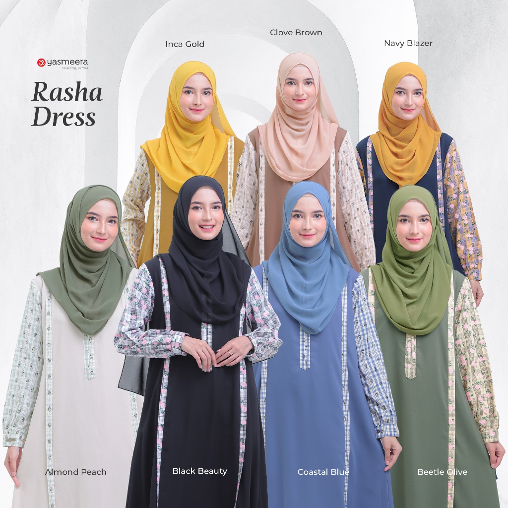 YASMEERA | EL RASHEED - GAMIS TERBARU YASMEERA | RASHA DRESS