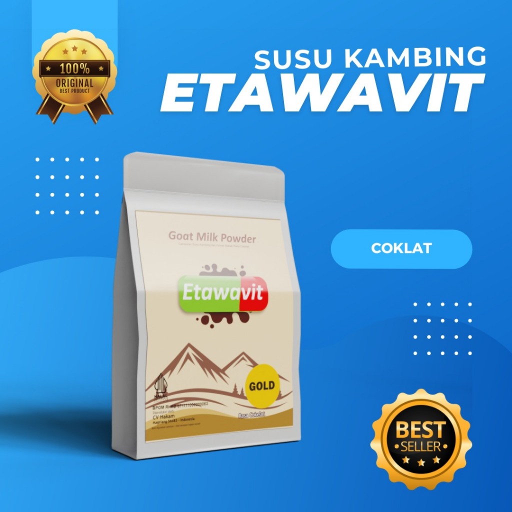 

Etawavit Susu Kambing Rasa Cokelat Baik Untuk Kesehatan Tulang Kemasan 1 kg