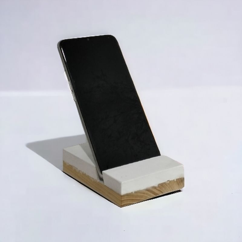 stand hp kayu/stand holder tablet/wooden phone/dudukan hp kayu jati belanda/ tempat hp