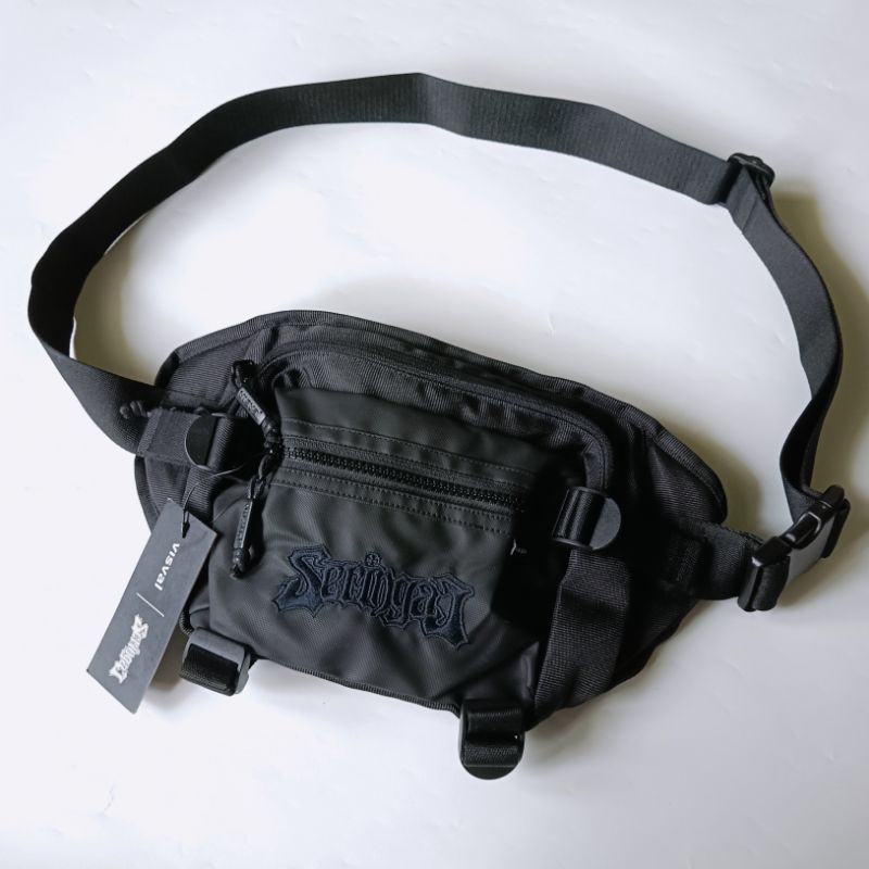 Official Sling Bag / Waist Bag Visval x Seringai Black